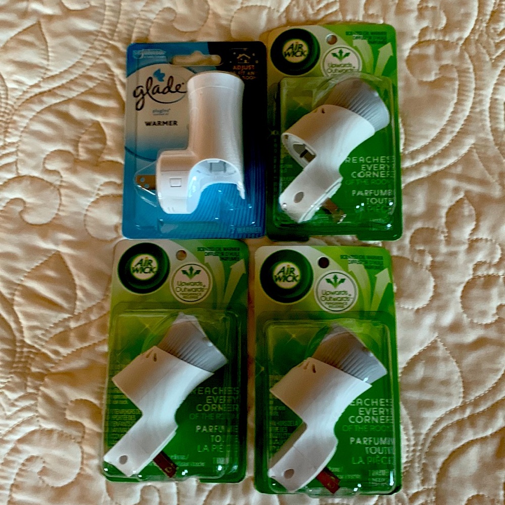 Air Wick Scented Oil Warmers Glade PlugIns Warmer NIB